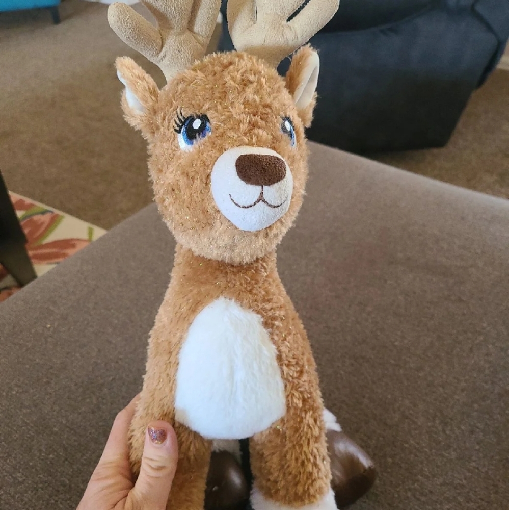 Build a bear reindeer plush